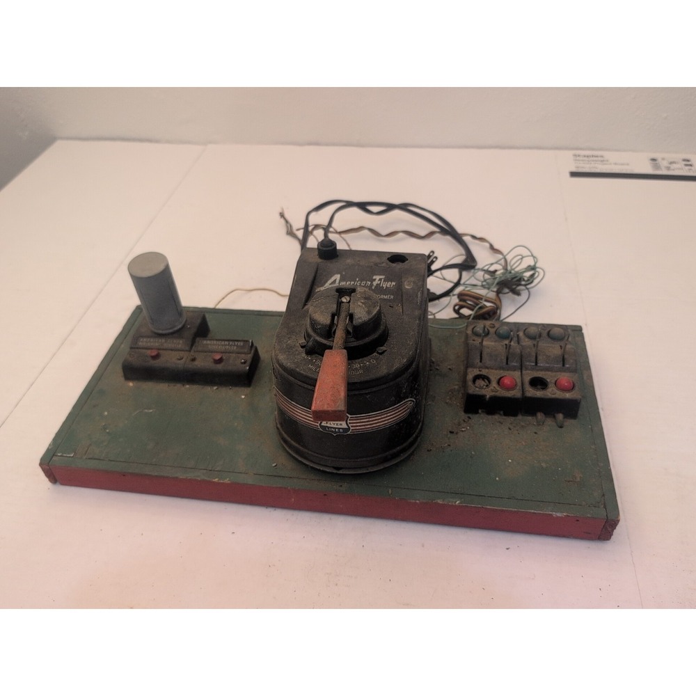 Vtg American Flyer Train Lines No. 15B Power Controller w/ Switches Board Mount